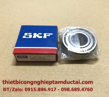VÒNG BI, BẠC ĐẠN 6203 SKF CHÍNH HÃNG