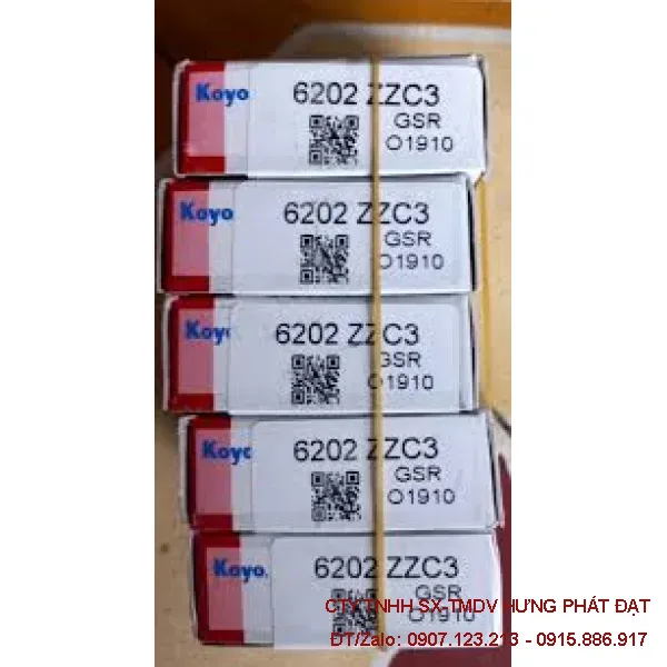 Bạc đạn KOYO 6206ZZ chính hãng