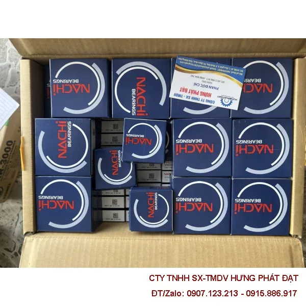 Bạc đạn Nachi chính hãng 6000–6009 ZZ, RS Nhật Bản