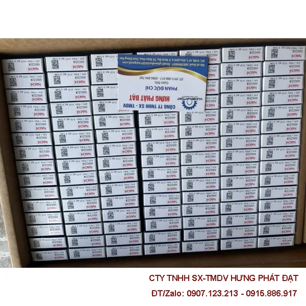 Bạc đạn Nachi chính hãng 6000–6009 ZZ, RS Nhật Bản