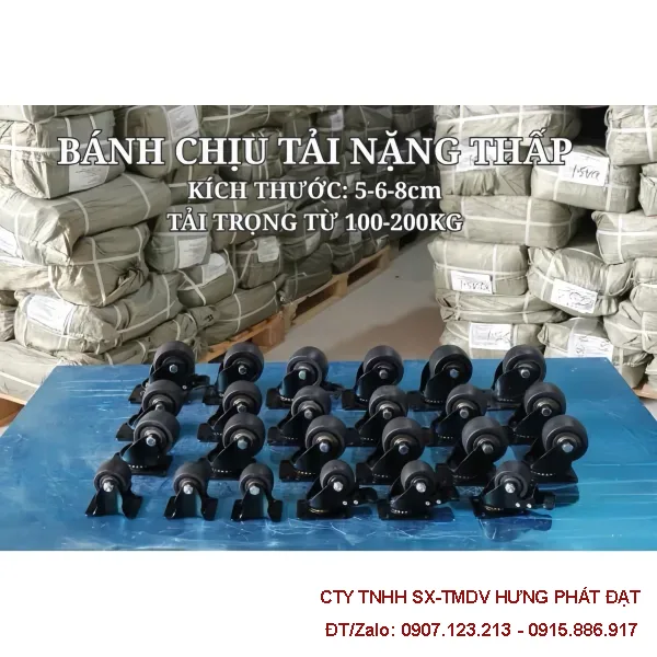 Bánh xe siêu tải nặng chịu tải 1100kg