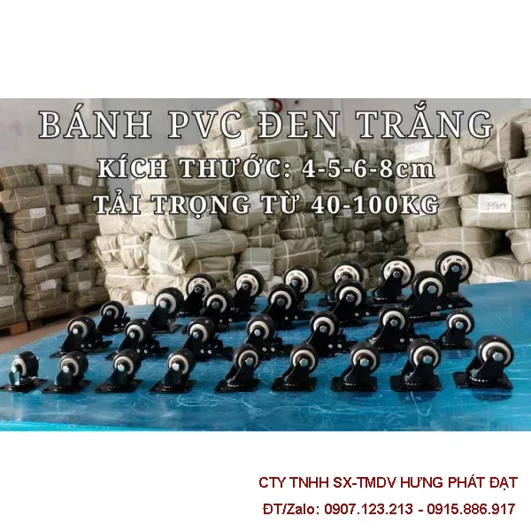 Bánh xe siêu tải nặng chịu tải 1100kg