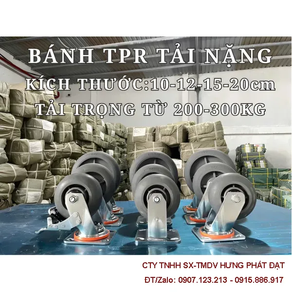 Bánh xe siêu tải nặng chịu tải 1100kg