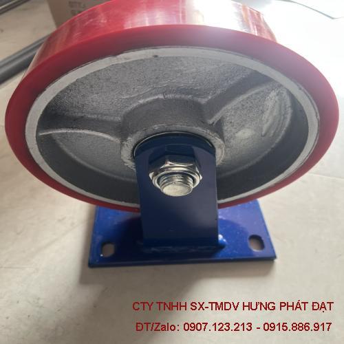 Bánh xe tải nặng PU phi 100 chịu lực