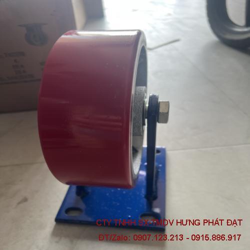 Bánh xe tải nặng PU phi 130 chịu lực