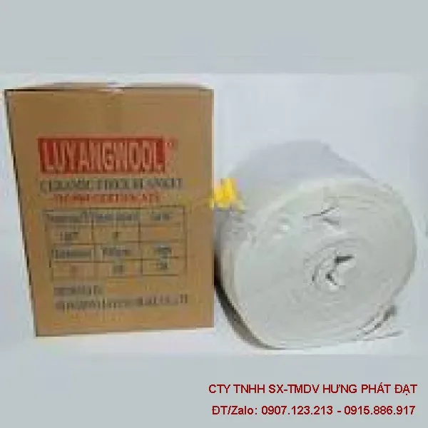 Bông Ceramic dạng cuộn chịu nhiệt