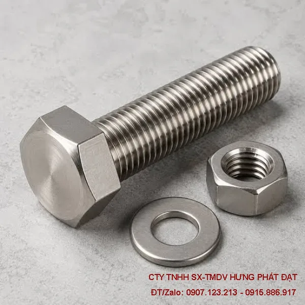 Bulon inox 304 đầy đủ quy cách M3–M48