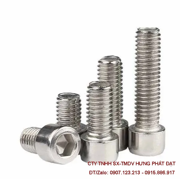 Bulon lục giác inox 304 đầy đủ quy cách M3–M48