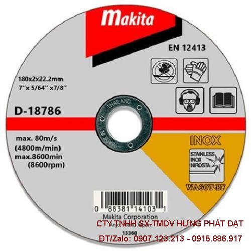 Đá cắt Makita 100x2x16 chính hãng