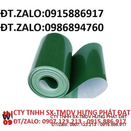 dây băng tải xanh pvc 