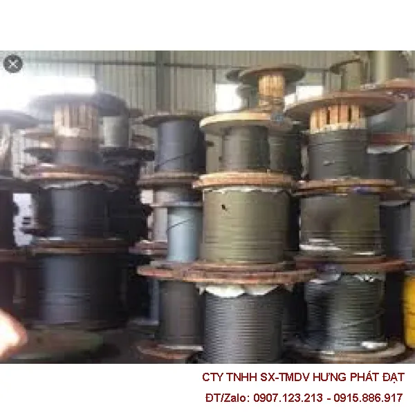 Dây Cáp Thép Đen Phi 6mm Đến Phi 50mm