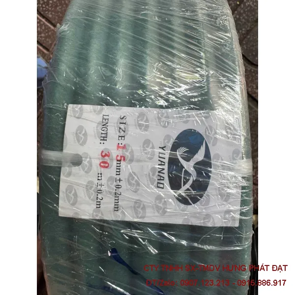 Dây curoa PU tròn cam nhám phi 2mm-20mm