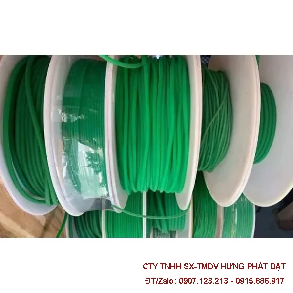 Dây curoa PU tròn cam trơn phi 2mm-20mm