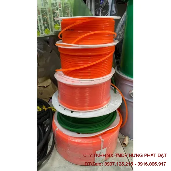 Dây curoa PU tròn xanh nhám 2mm -20mm