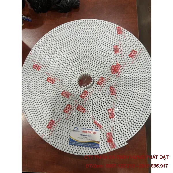 Dây curoa PU tròn xanh nhám 2mm -20mm