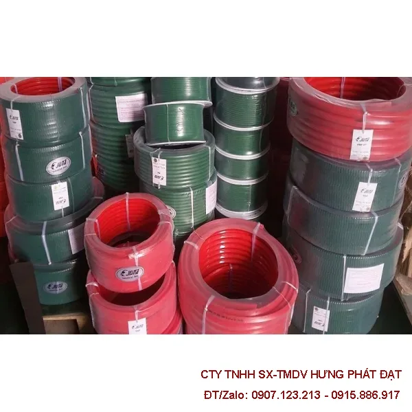 Dây curoa PU tròn xanh nhám 2mm -20mm