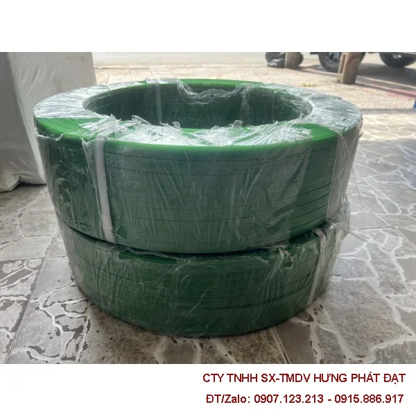 Dây đai PET màu xanh 16mm