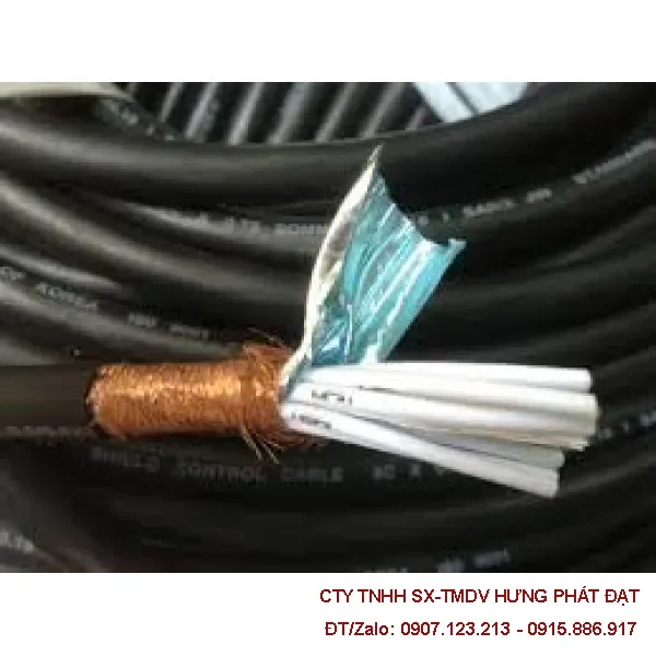 Dây điều khiển chống nhiễu Sangjin 6 Core 0.5mm² đến 2.5mm² chính hãng