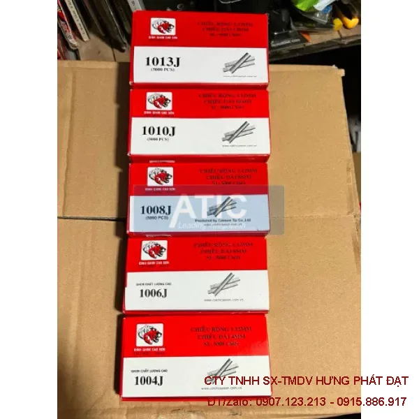 Đinh U, đinh ghim 1008J dùng cho máy đóng thùng công nghiệp
