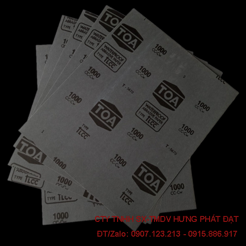Giấy nhám TOA P240 đen chính hãng