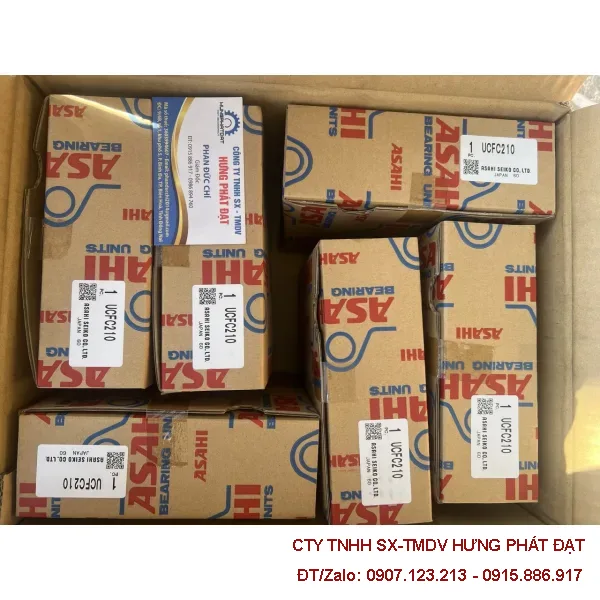 Gối đỡ bạc đạn Asahi UCFC210 chính hãng
