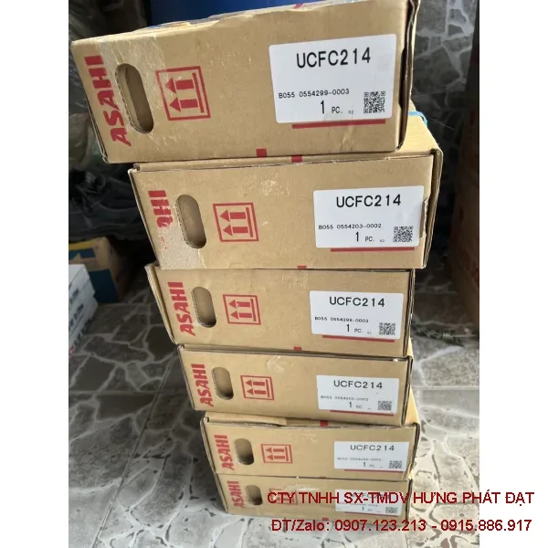 Gối đỡ bạc đạn Asahi UCFL212 chính hãng