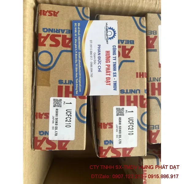 Gối đỡ bạc đạn Asahi UCFL214 chính hãng