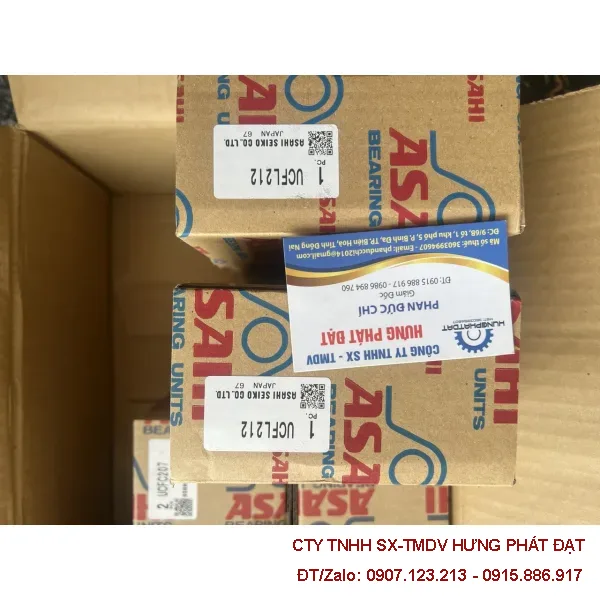 Gối đỡ bạc đạn Asahi UCFL214 chính hãng