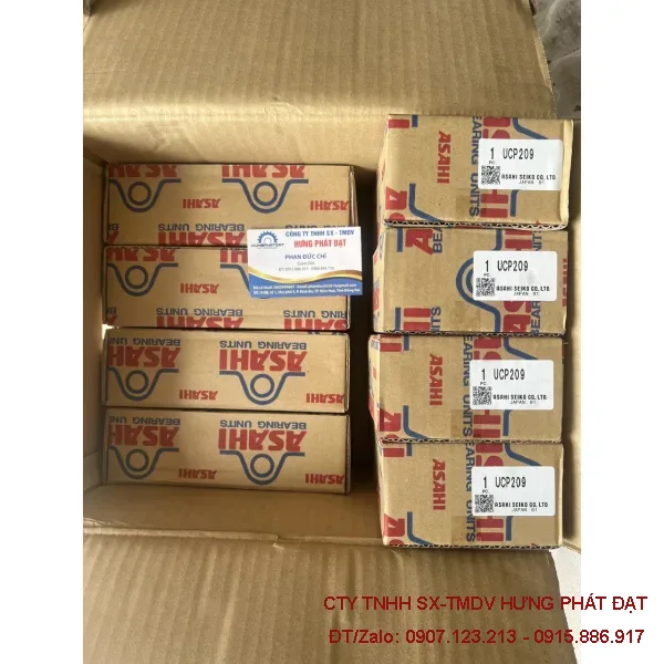 Gối đỡ bạc đạn Asahi UCP205 chính hãng