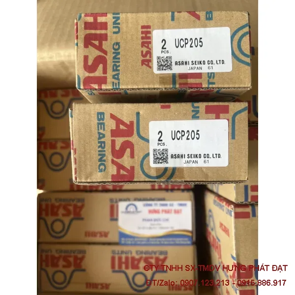 Gối đỡ bạc đạn Asahi UCP205 chính hãng