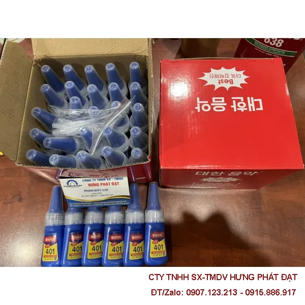 Keo dán đa năng 401 khô nhanh