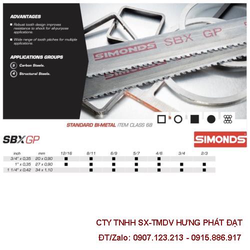 Lưỡi Cưa Vòng Hợp Kim SIMONDS SBX GP 1-1/4'x0.42 (34x1.10) Chính Hãng