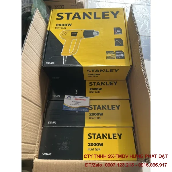 Máy khò hơi nóng cầm tay STANLEY STXH2000 2000W