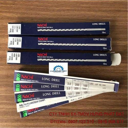 Mũi Khoan NaChi List 550 9.1mm - 9.5mm Chính Hãng Nhật Bản