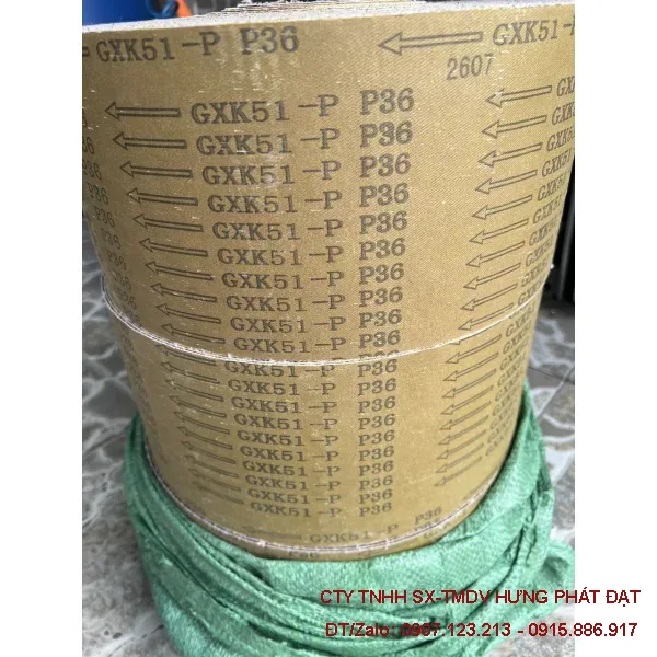 Nhám cuộn GXK51 P36 khổ 10cm-100cm