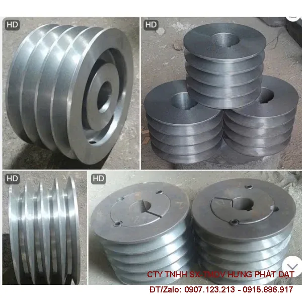 Puly gang bản B từ 1 đến 10 rãnh