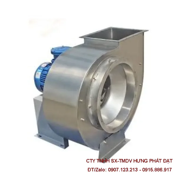 Quạt ly tâm inox 1.5Kw cho hệ thống thông gió công nghiệp