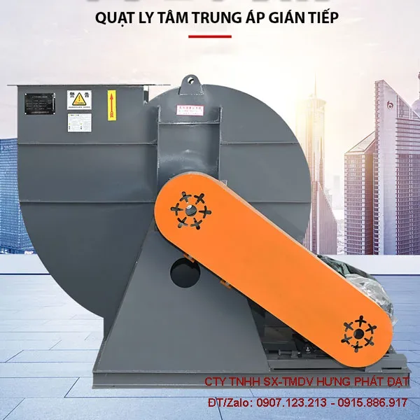 Quạt ly tâm trung áp 30Hp cho hệ thống thông gió nhà xưởng