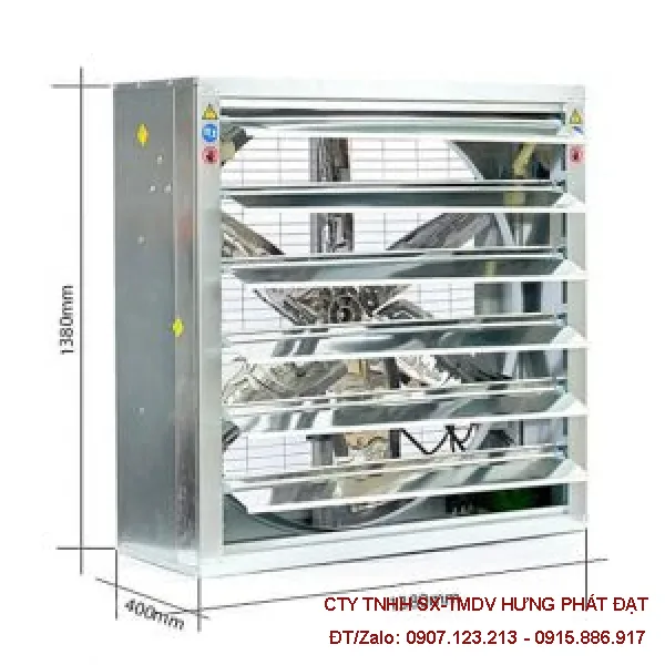 Quạt thông gió nhà xưởng Ha.winco HSB 600 vận hành ổn định