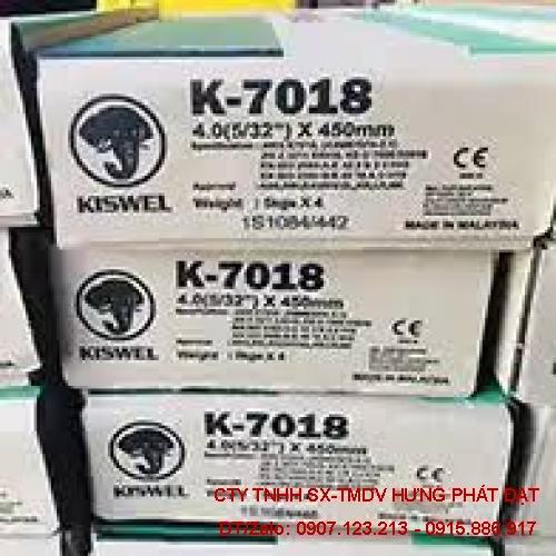 que hàn chịu lực K9018B3-4.0 mm Kiswel