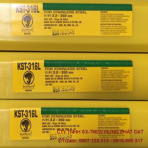 Que hàn inox KST308-2.6mm Kiswel