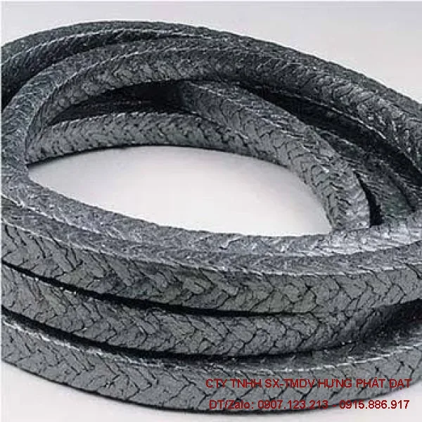 Ron amiang vuông tẩm chì 10x10 làm kín công nghiệp