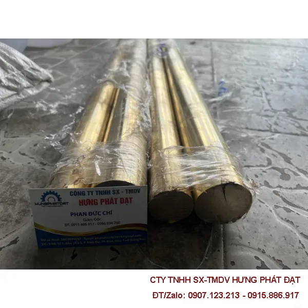 Tấm Đồng Thau Dày 6–50mm Khổ 400x500mm