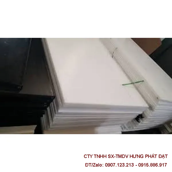 Tấm nhựa POM màu trắng dày 5 ly đến 100mm