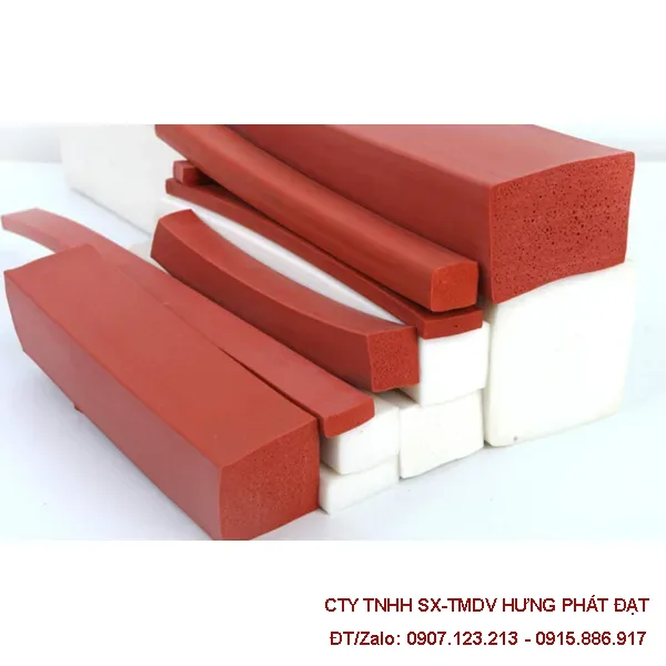 Tấm silicon xốp đỏ chịu nhiệt dày 3mm đến 20mm