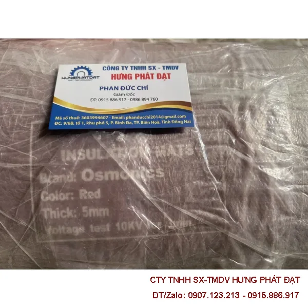 Thảm cao su cách điện cao áp 22kV