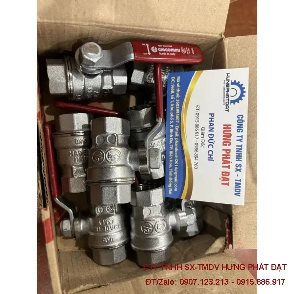 Van bi tay gạt Giacomini 17mm