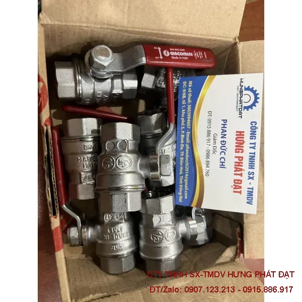 Van bi tay gạt Giacomini 17mm