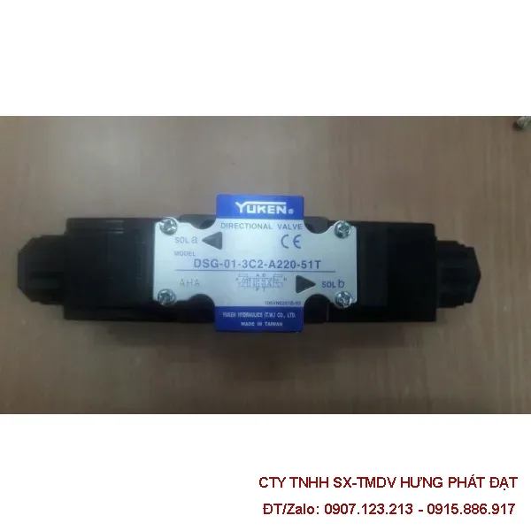 Van dầu thủy lực Yuken DSG-03-3C2-A220-51T