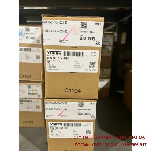 Van điện thủy lực dầu Yuken DSG-01-3C60-A220-51T